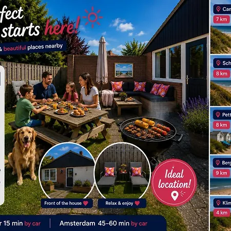 6-persoons Met Omheinde Tuin Vlakbij Strand, Hond Welkom